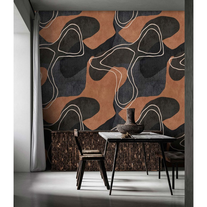 Livingwalls Fototapete Walls by Patel 3 Terra 1 braun, grau, schwarz, beige - Bild 1