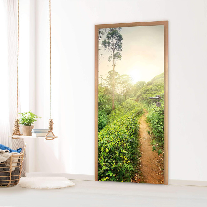 Türfolie - Green Tea Fields