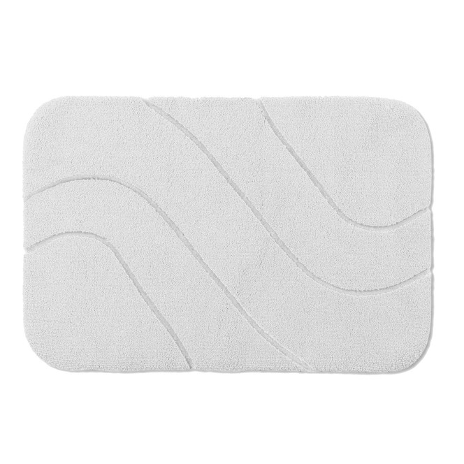 Bahama Badteppich Wunschmass in Weiss 01