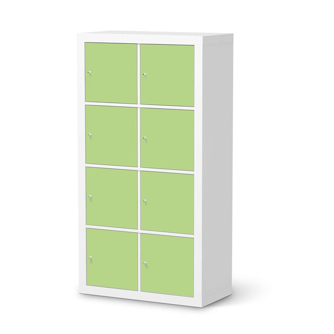 Klebefolie IKEA Expedit Regal 8 Türen - Hellgrün Light- Bild 1