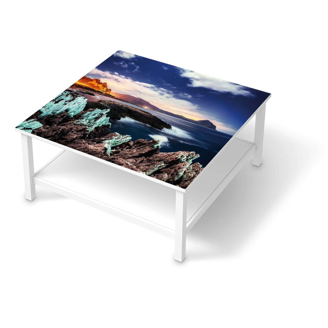 Klebefolie IKEA Hemnes Tisch 90x90cm - Seaside- Bild 1