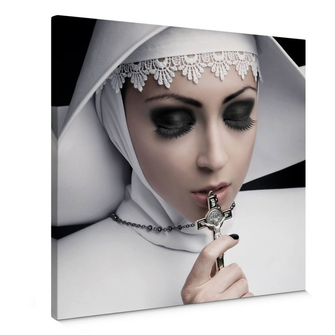 Leinwandbild Verehrung der Heiligkeit - Quadratisch