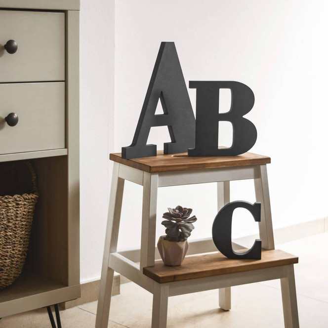 MDF-Holzbuchstaben - Schriftart Bodoni