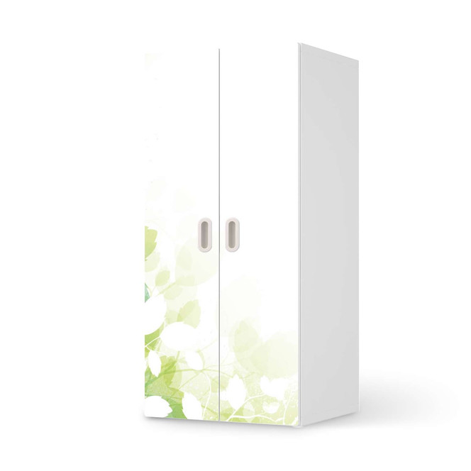 Möbelfolie IKEA Stuva / Fritids Schrank - 2 grosse Türen - Flower Light- Bild 1