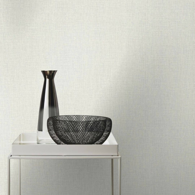 Rasch Vliestapete, Unitapete Welcome Home hellgrau