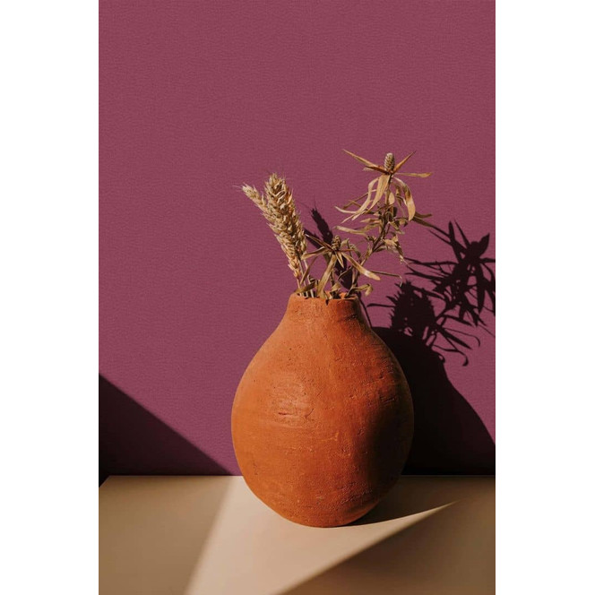 Vliestapete Uni Modern in Rot