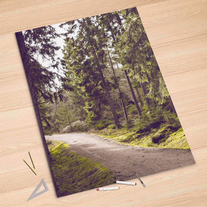 Folienbogen (100x150cm) - Forest Walk- Bild 1