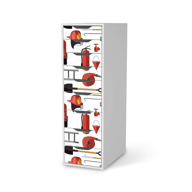Folie IKEA Alex 9 Schubladen - Firefighter- Bild 1