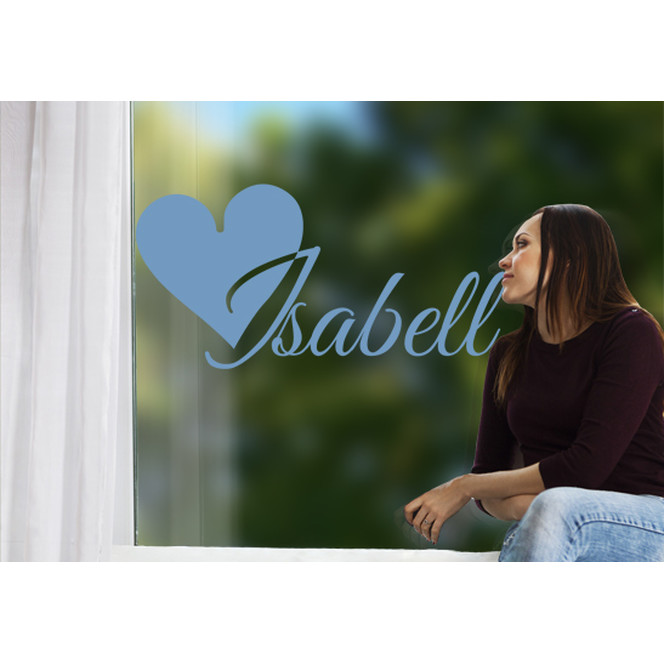 Glasdekor Wunschtext Initiale I - Bild 1