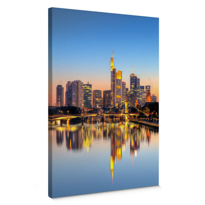 Leinwandbild Frankfurter Lichter