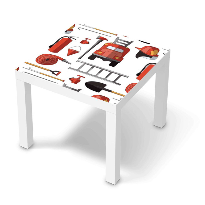 Möbelfolie IKEA Lack Tisch 55x55cm - Firefighter- Bild 1
