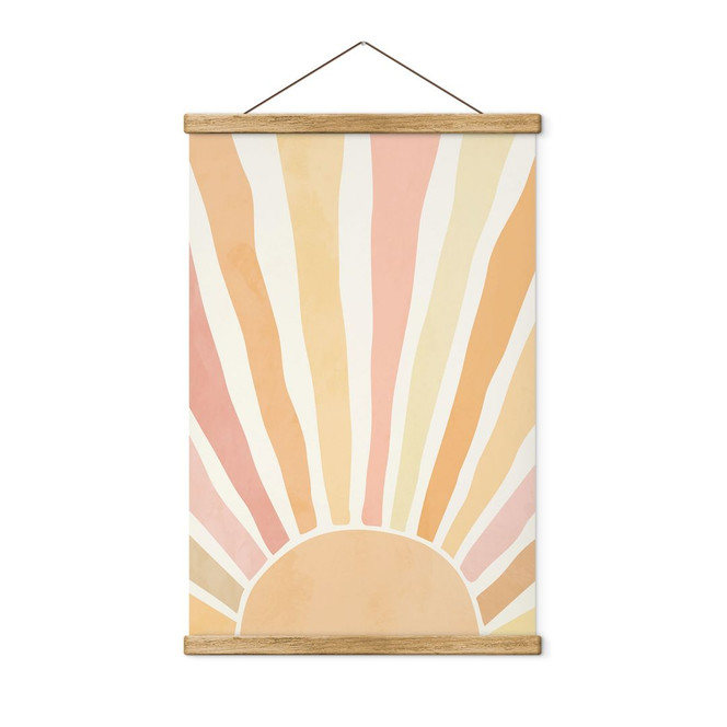 Stoffbild Boho Sonnenstrahlen - Manovski