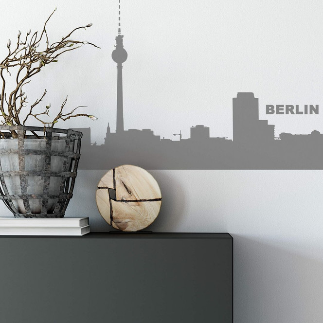 Wandtattoo Berlin Skyline 2
