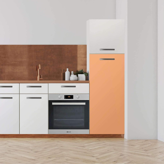 Klebefolie - Hochschrank (60x140cm) - Orange Light- Bild 1