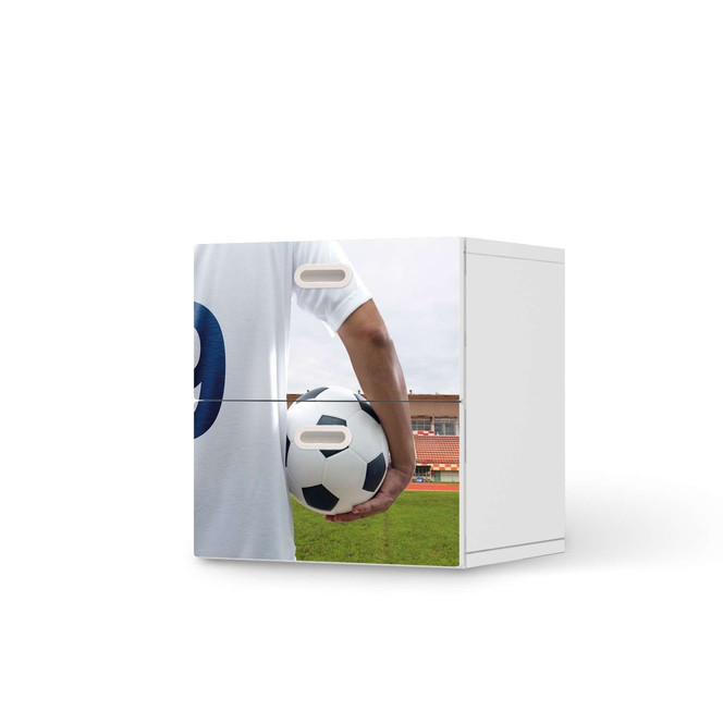 Klebefolie IKEA Stuva / Fritids Kommode - 2 Schubladen - Footballmania- Bild 1