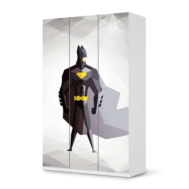 Möbelfolie IKEA Pax Schrank 236cm Höhe - 3 Türen - Mr. Black- Bild 1
