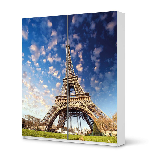 Möbelfolie IKEA Pax Schrank 236cm Höhe - Schiebetür - La Tour Eiffel- Bild 1