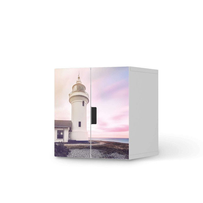 Möbelfolie IKEA Stuva / Malad Schrank - 2 kleine Türen - Lighthouse- Bild 1