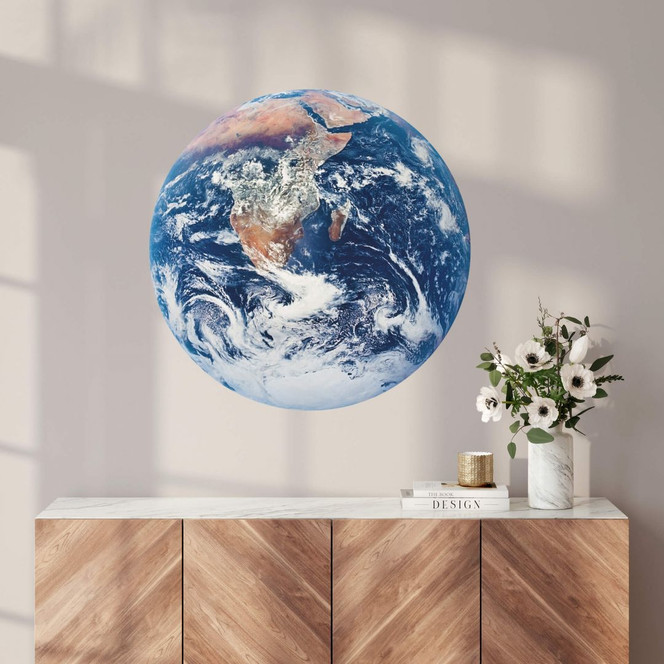 Wandtattoo Erde - Earth Complete - Rund