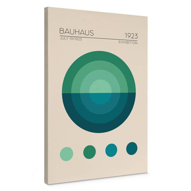 Canvas, Leinwandbild Bauhaus Mavi Daire - Tunaboylu
