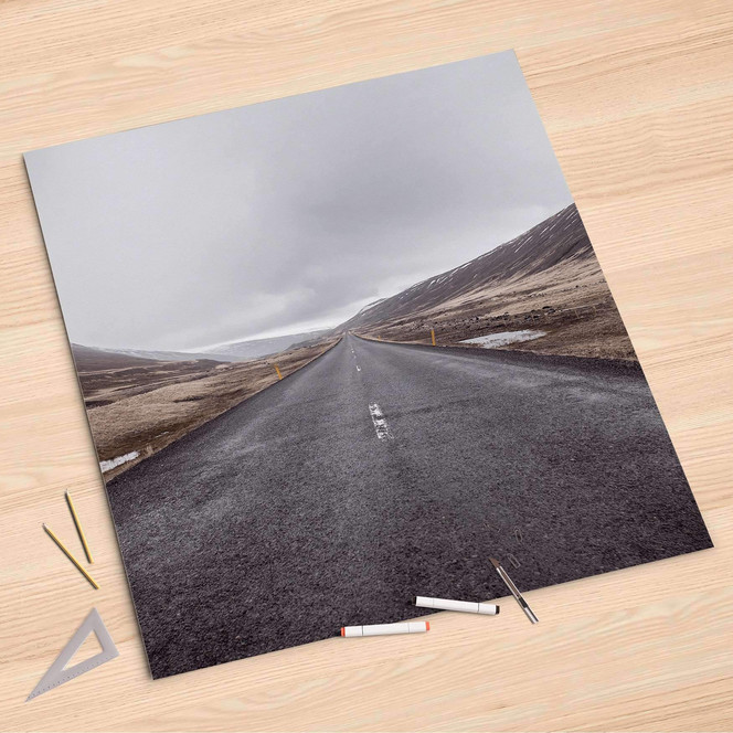 Folienbogen (90x90cm) - The Road- Bild 1