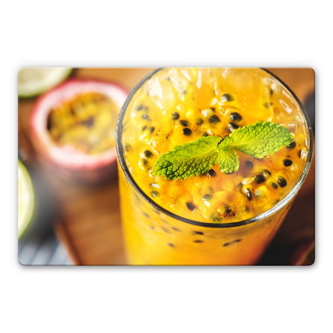 Glasbild Frische Maracuja