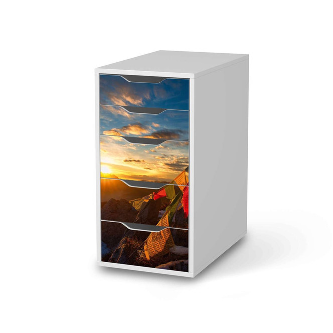 Klebefolie IKEA Alex 5 Schubladen - Tibet- Bild 1