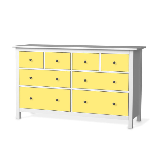 Möbelfolie IKEA Hemnes Kommode 8 Schubladen - Gelb Light- Bild 1