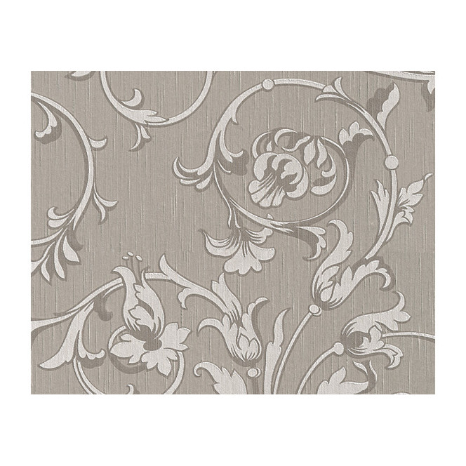 Mustertapeten Architects Paper Textiltapete Tessuto Sepiabraun, Signalweiss, Graubeige