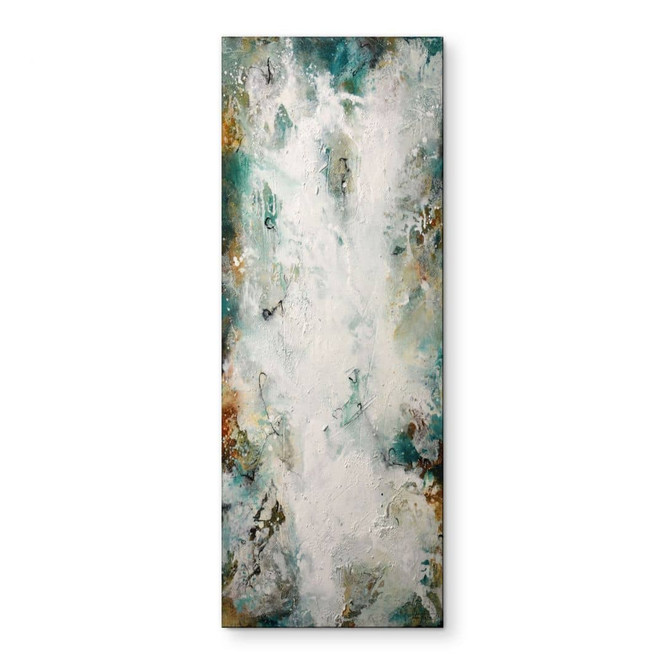 Panorama-Wandbild Adagio in Weiss - Fedrau - Alu-Dibond