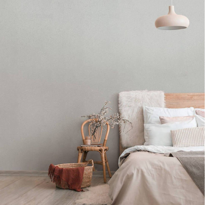 Tapete SCHÖNER-WOHNEN Vliestapete, Unitapete greige