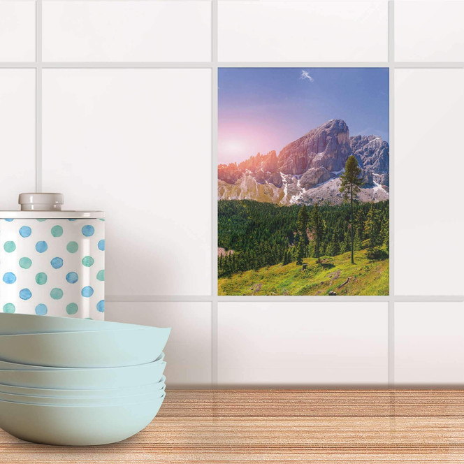 Fliesensticker - Alpenblick