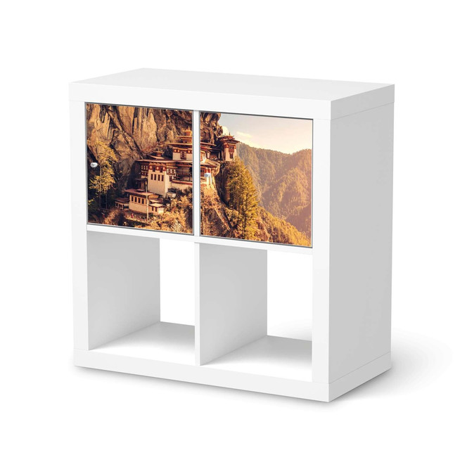 Möbel Klebefolie IKEA Expedit Regal 2 Türen (quer) - Bhutans Paradise- Bild 1