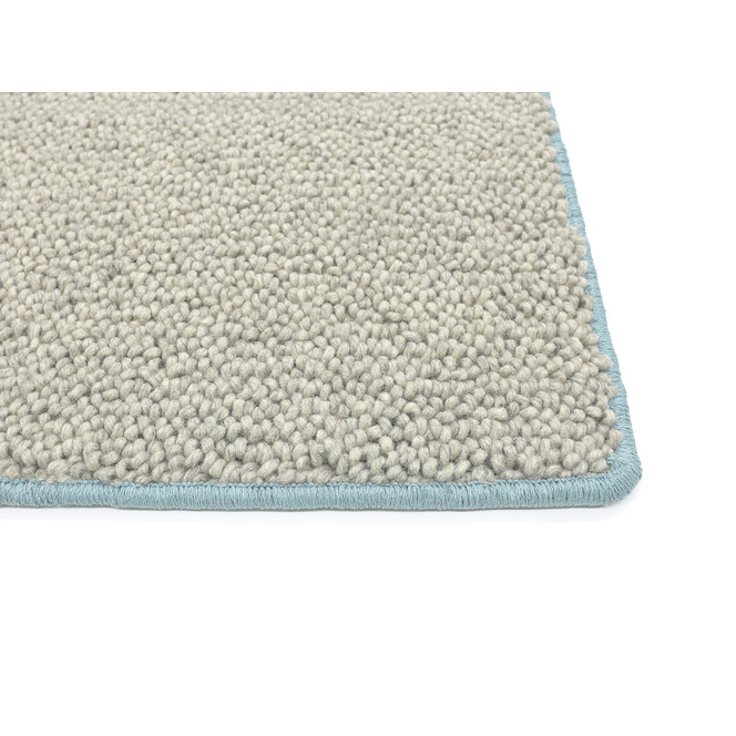Olav Berber Kettelteppich in Alpaca - Light Blue
