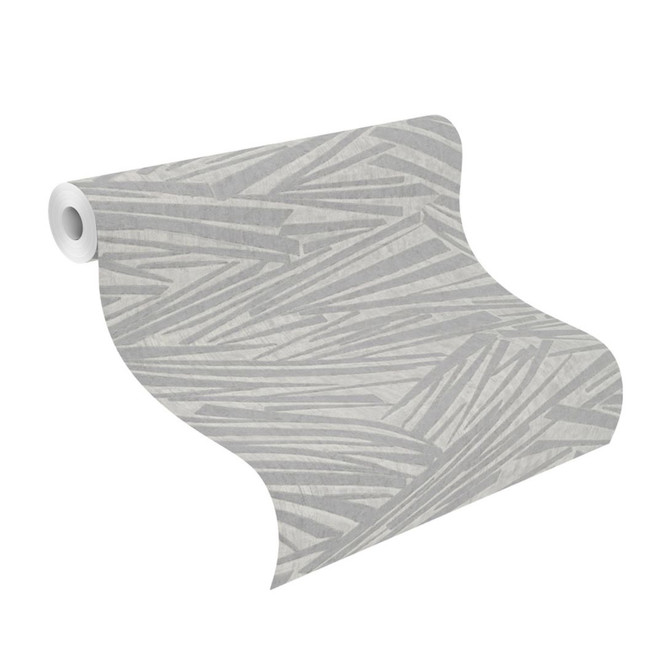 Streifentapete, Vliestapete Sky Lounge silber metallic 10.00 x 1.06 m