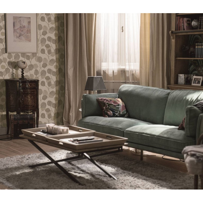 Vliestapete Braun Floral für Wohnzimmer Schlafzimmer Küche marburg Tapete
