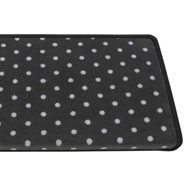 Bijou Petticoat Vorwerk Stufenmatte Rechteckig Wunschmass in Schwarz