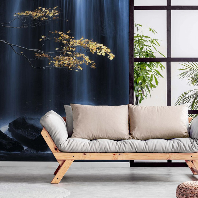 Fototapete - Yatsushima - Gelber Herbst - 192x260cm - Bild 1