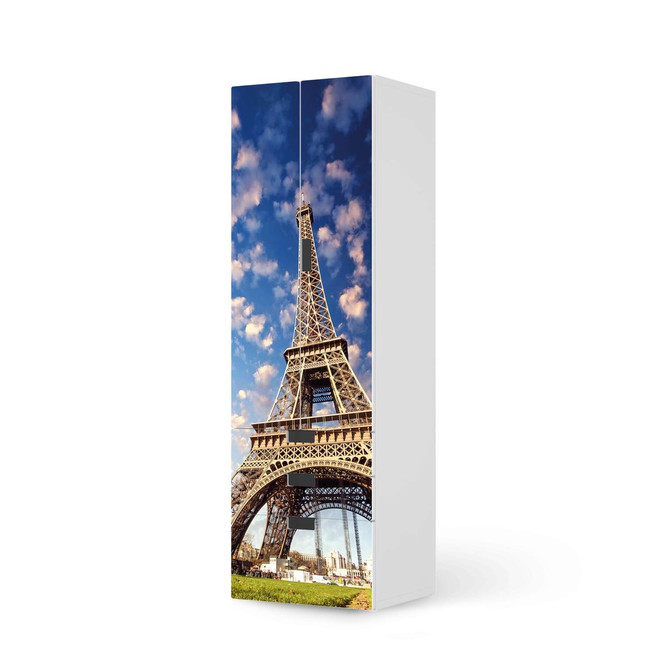 Klebefolie IKEA Stuva / Malad - 3 Schubladen und 2 grosse Türen - La Tour Eiffel- Bild 1