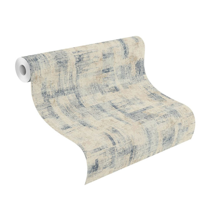 Rasch Vliestapete, Shabby-Chic Tapete Andy Wand indigoblau