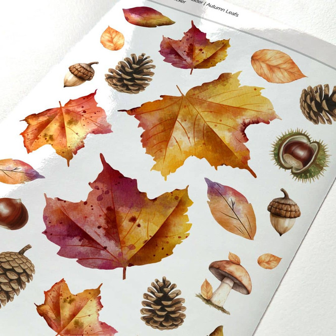 Sticker Herbstblätter