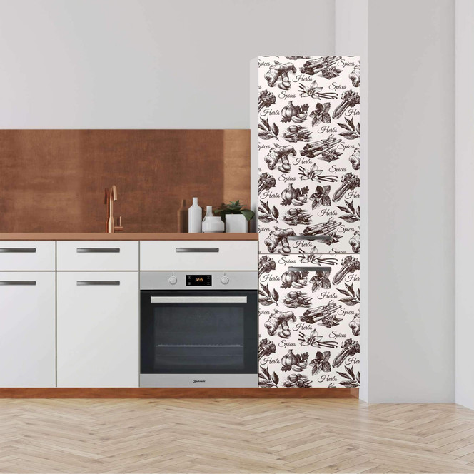 Klebefolie - Hochschrank (60x200cm) - Spices- Bild 1