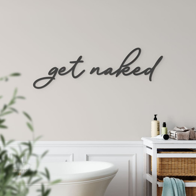 MDF Holzbuchstaben get naked