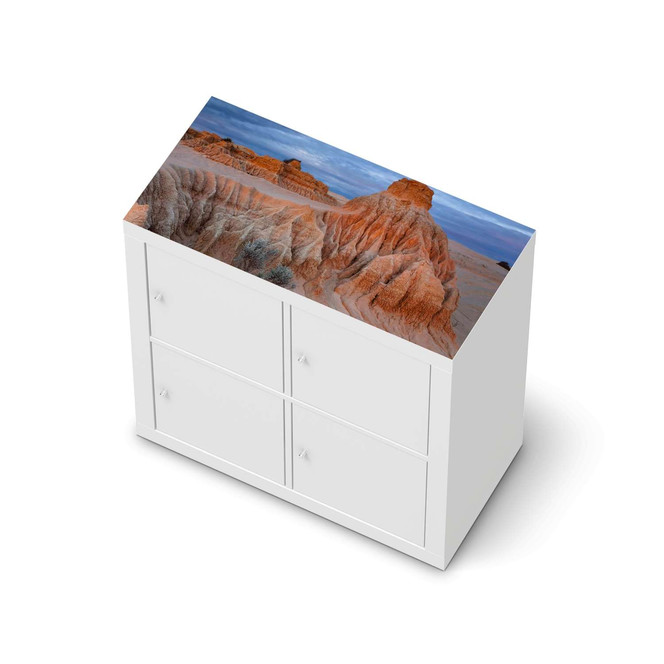 Möbelfolie IKEA Kallax Regal oben - Outback Australia- Bild 1