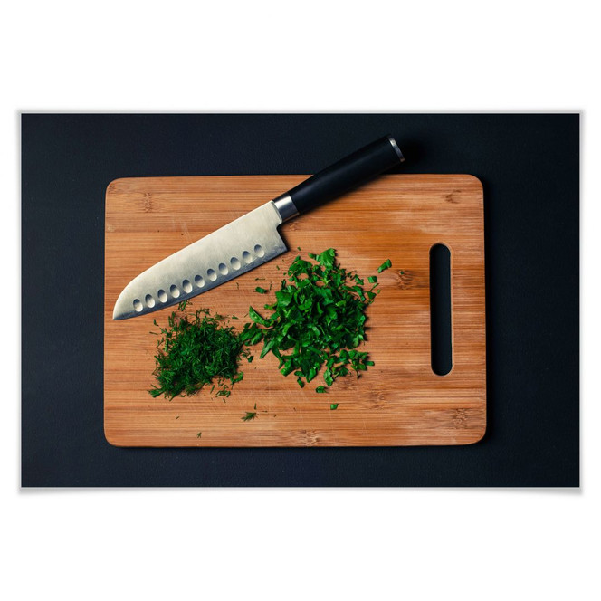 Poster Gehackte Kräuter