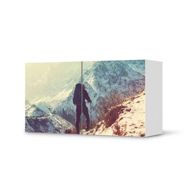 Folie IKEA Besta Regal 2 Türen (quer) - The sky is the limit- Bild 1