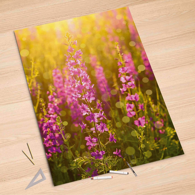 Folienbogen (100x150cm) - Flower Meadow- Bild 1