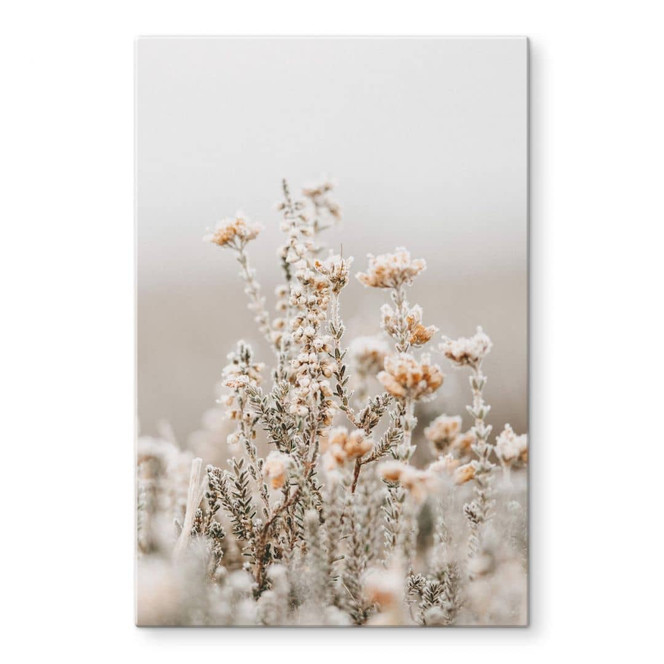 Glasbild Annie - Eisblüten