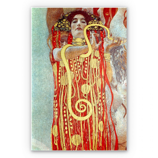 Hartschaumbild Klimt - Hygieia