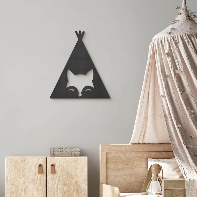 MDF - Holzdeko - Tipi - Fuchs